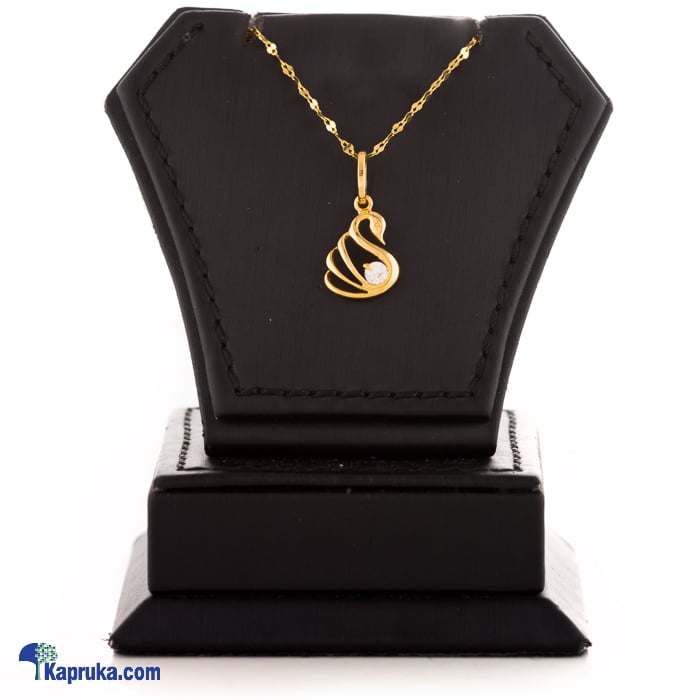 Mallika hemachandra 22kt gold pendant set with cubic zirconia- p1452/1 Online at Kapruka | Product# jewelleryMH0250