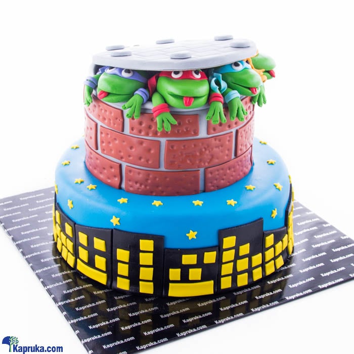 Teenage Mutant Ninja Turtles Ribbon Cake Online at Kapruka | Product# cake00KA00927