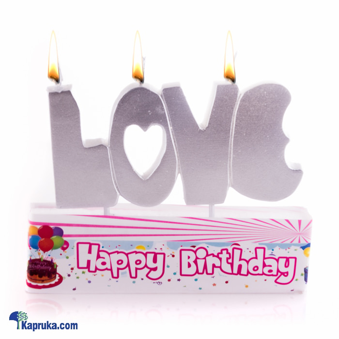 Love You Party Candles Online at Kapruka | Product# candles00120
