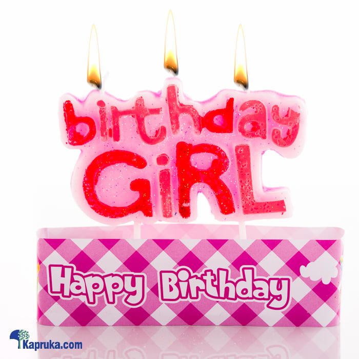 Birthday Girl Candles Online at Kapruka | Product# candles00123