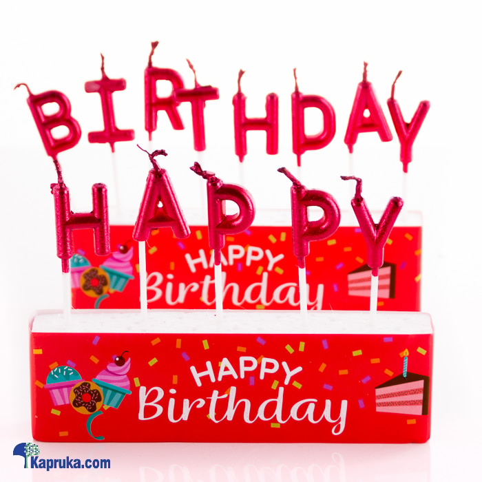 Happy Birthday Candles Online at Kapruka | Product# candles00127