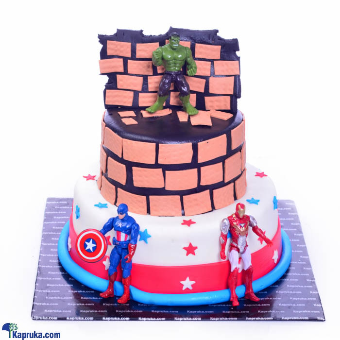 Superheroes In Action Online at Kapruka | Product# cake00KA00938