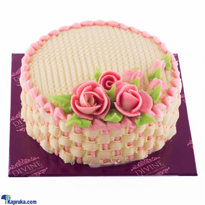 Divine Flower Basket Cake Online at Kapruka | Product# cakeDIV00144