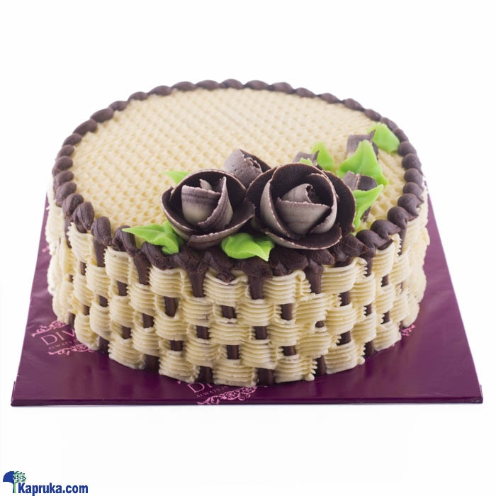 Divine Flower Basket Chocolate Cake Online at Kapruka | Product# cakeDIV00139