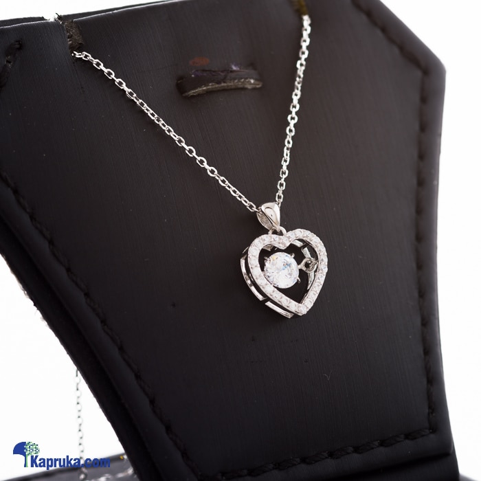 Crystal Heart Pendant With Chain Online at Kapruka | Product# jewllery00SK726