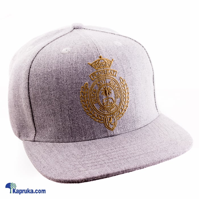 Royal College Grey Cap With Gold Logo Online at Kapruka | Product# schoolpride00154