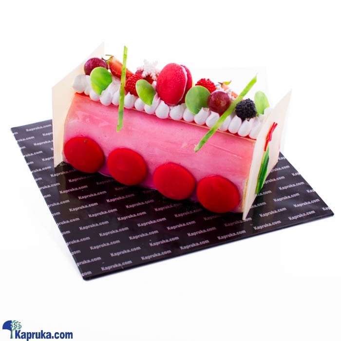 Christmas Fruity Log Vanilla Gateau Online at Kapruka | Product# cake00KA001003