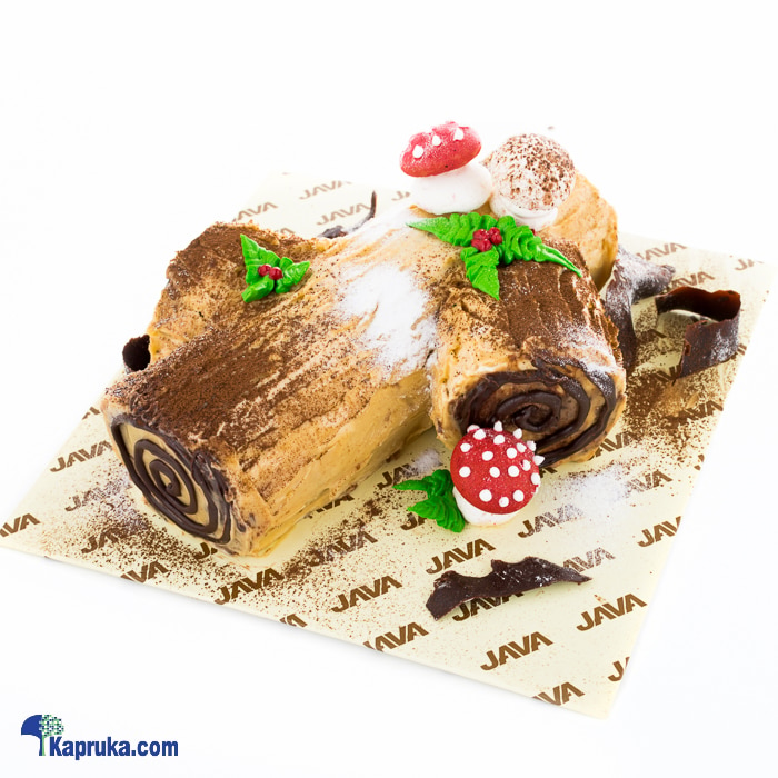 Java Hazelnut Praline Yule Log Online at Kapruka | Product# cakeJAVA00133
