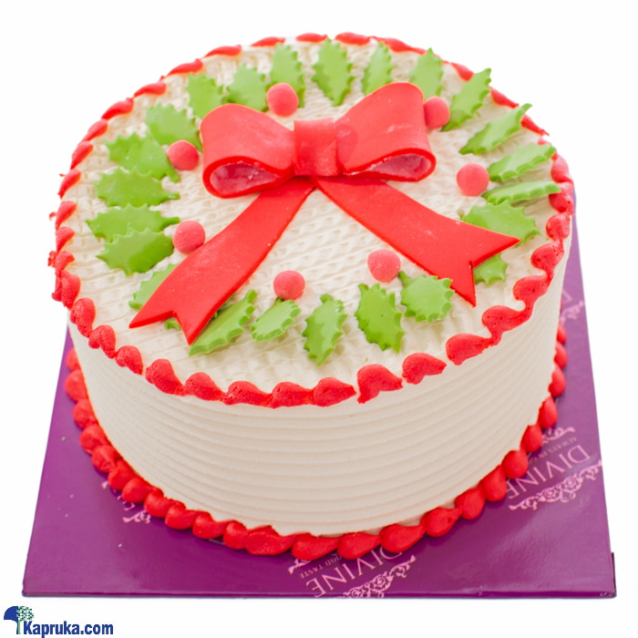 Christmas Ribbon Cake Online at Kapruka | Product# cakeDIV00149