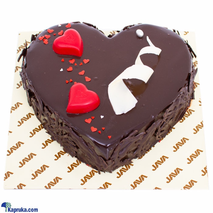 Java Fudgy Heart Online at Kapruka | Product# cakeJAVA00146