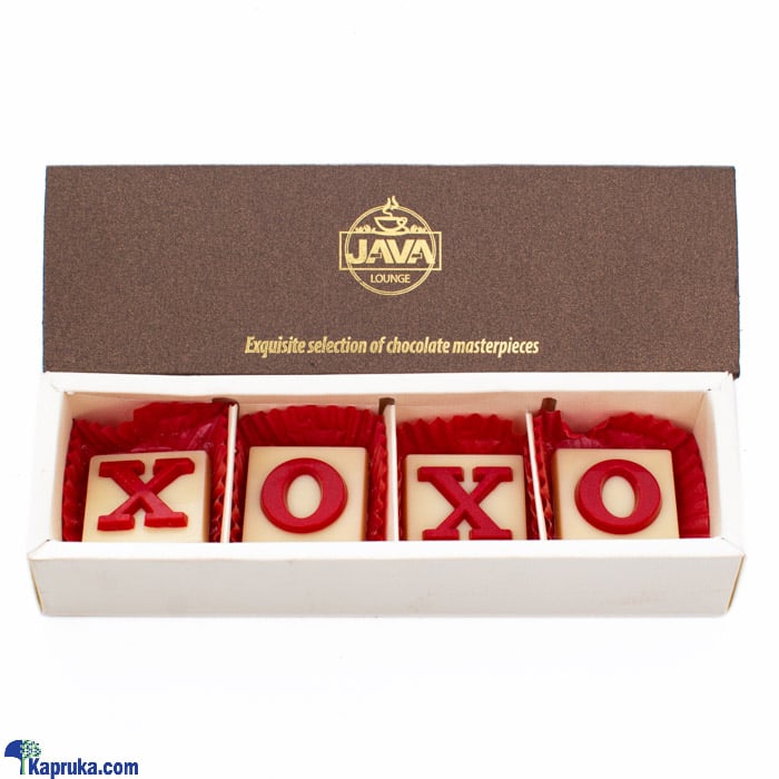 Java XOXO 4 Piece Chocolate Online at Kapruka | Product# chocolates00846