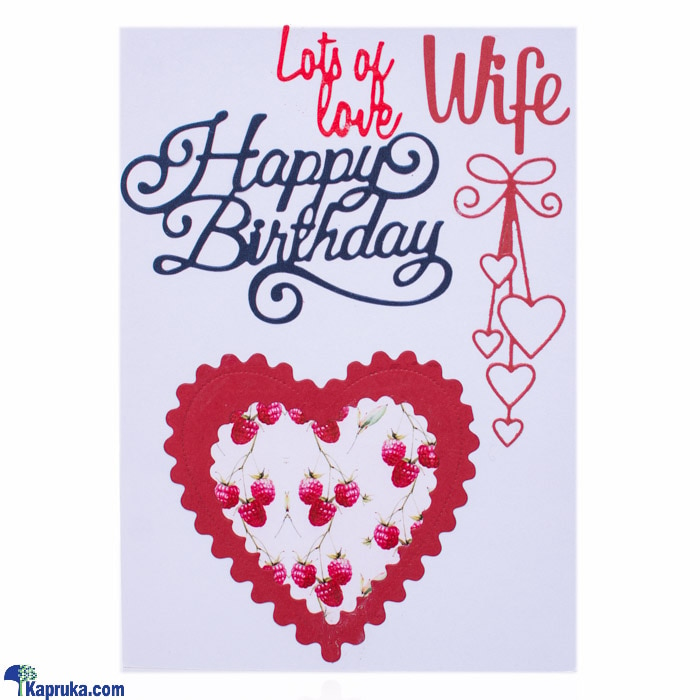 Handmade Happy Birthday Greeting Card Online at Kapruka | Product# greeting00Z1903