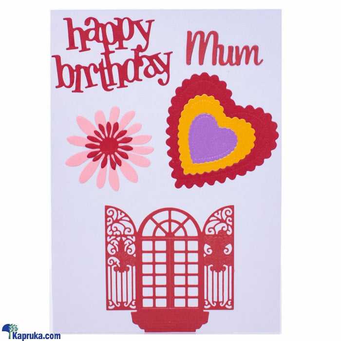 Handmade Happy Birthday Mum Greeting Card Online at Kapruka | Product# greeting00Z1905