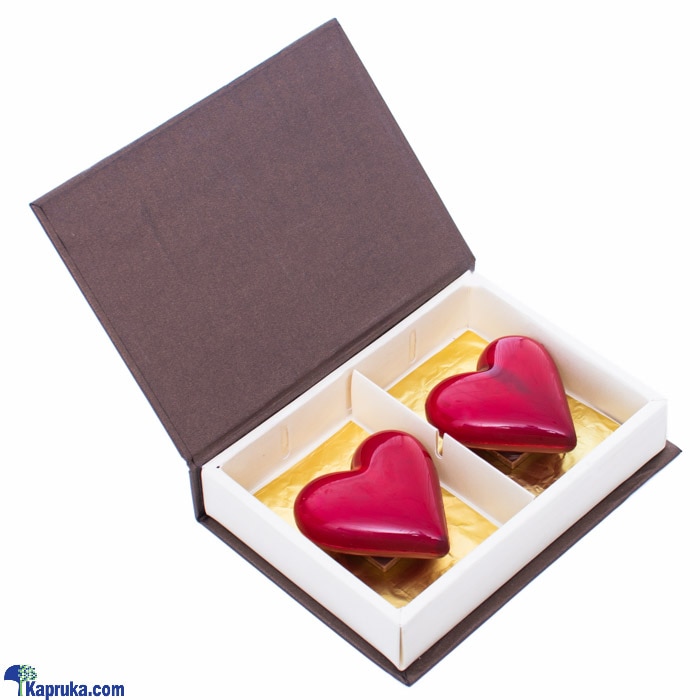 Java Double Heart Chocolate Online at Kapruka | Product# chocolates00841