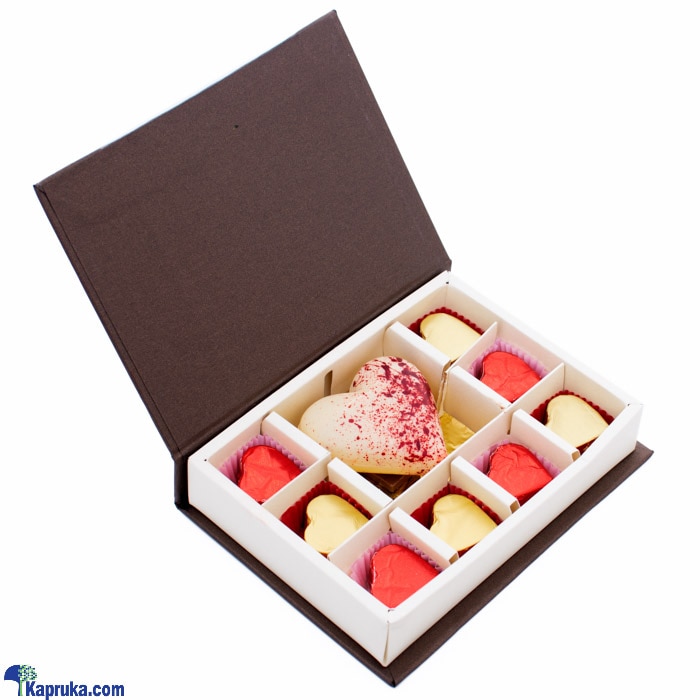 Java Big Heart With Pebbles Chocolate Box Online at Kapruka | Product# chocolates00843