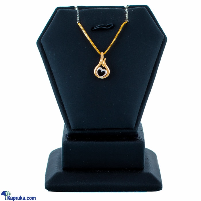 Swarnamahal c/Z 22kt yellow gold studded pendant - pe0001449 Online at Kapruka | Product# jewelleryS0297