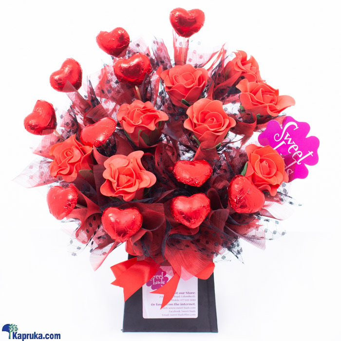 Red Rose Hearts Online at Kapruka | Product# chocolates00861