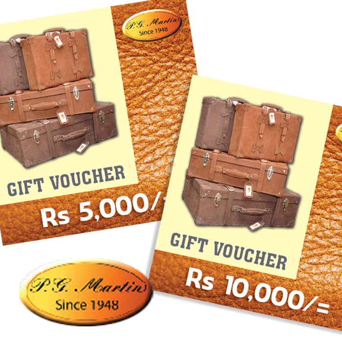 P.G. Martin Gift Voucher Rs 5000 Online at Kapruka | Product# giftV00Z186_TC1