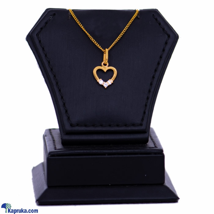 Mallika Hemachandra 22kt Gold Pendant With Cubic Zirconia (P253- 1) Online at Kapruka | Product# jewelleryMH0273