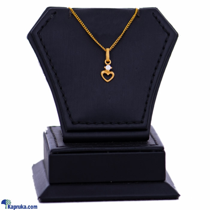 Mallika Hemachandra 22kt Gold Pendant With Cubic Zirconia (P416- 1) Online at Kapruka | Product# jewelleryMH0270