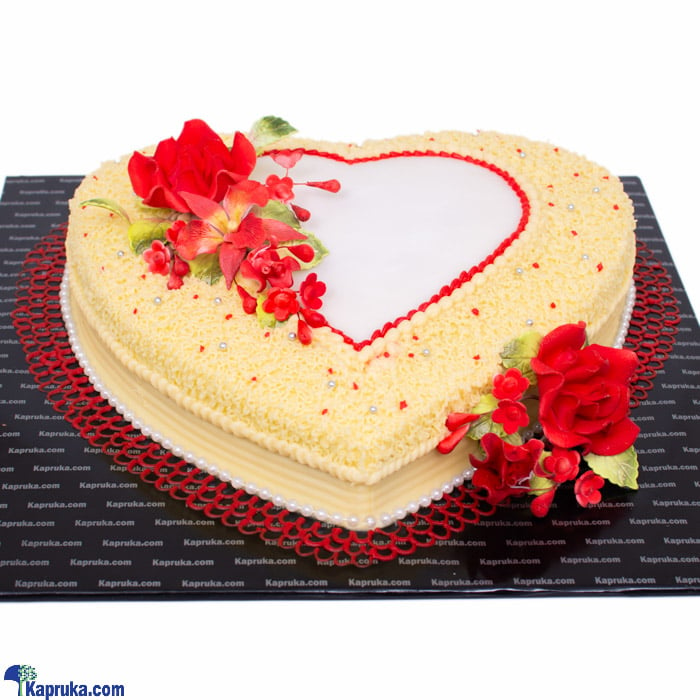 My Romantic Moment Ribbon Cake Online at Kapruka | Product# cake00KA001055