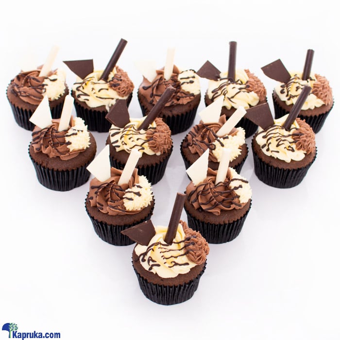 Yummy Cupcakes - 12 Pieces Online at Kapruka | Product# cake00KA001067