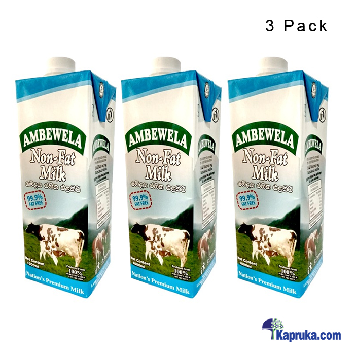 Ambewela Non Fat Milk - 1L - 3 Pack Online at Kapruka | Product# grocery00931