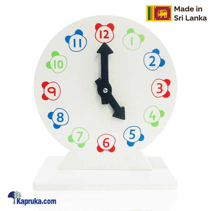 Kid's Wooden Round Clock Online at Kapruka | Product# kidstoy0Z991