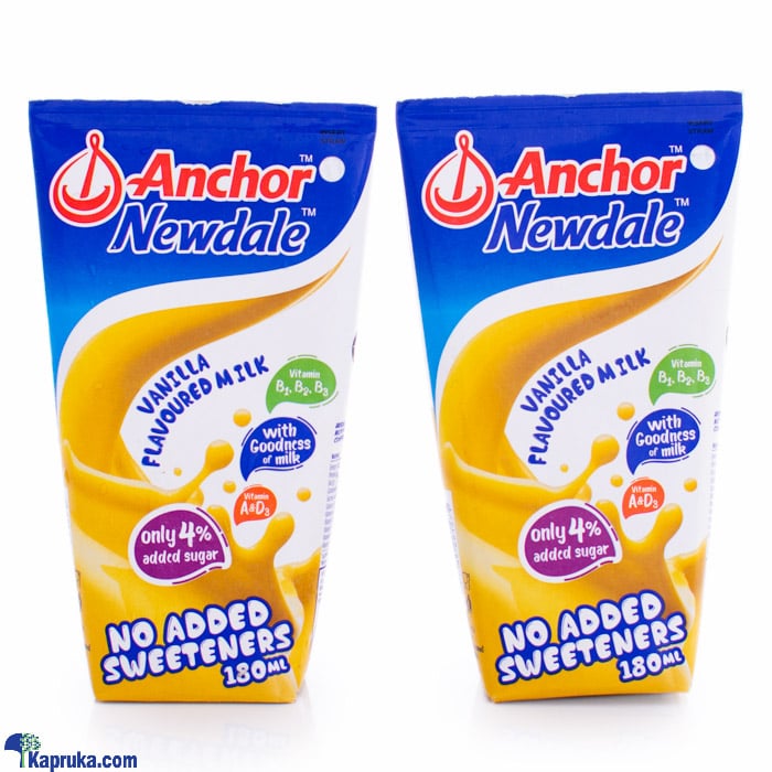 Anchor Newdale Vanilla Flavoured Milk- 180ml (2 Pack) Online at Kapruka | Product# grocery001029