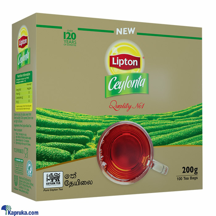 Lipton Ceylonta Tea Bags 200g Online at Kapruka | Product# grocery001089