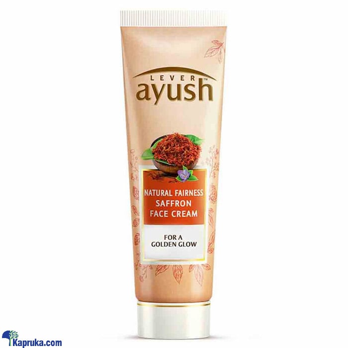 Ayush Natural Fairness Saffron Face Cream 50g Online at Kapruka | Product# cosmetics00417