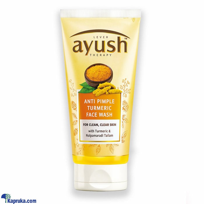 Ayush Anti Pimple Turmeric Face Wash 80g Online at Kapruka | Product# cosmetics00419