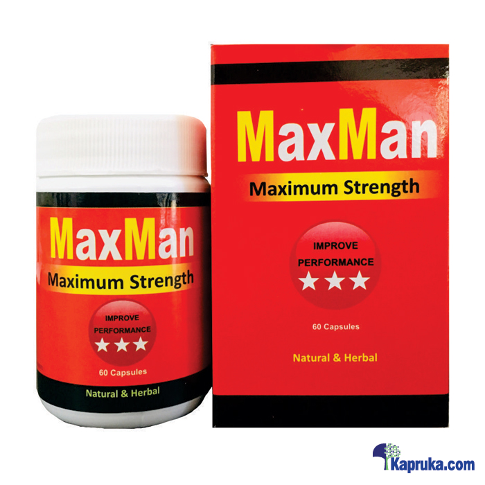 Maxman Maximum Strength- 60 Capsules Online at Kapruka | Product# grocery001102
