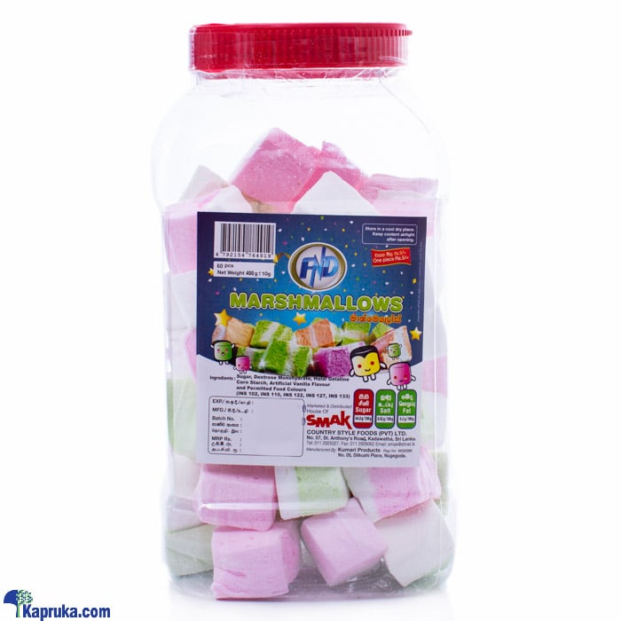 FND Marshmallows Bottle - 100 Pieces Online at Kapruka | Product# grocery001123