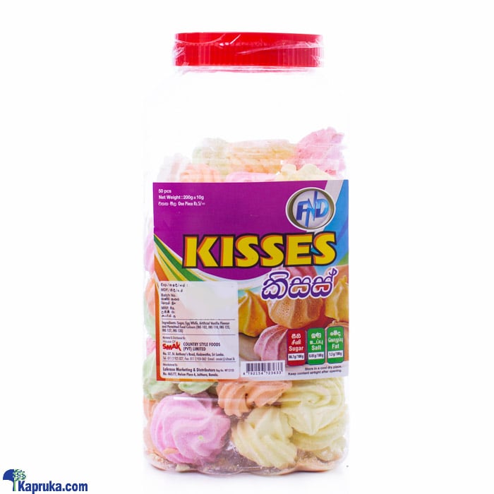 FND Kisses 75pieces Bottle Online at Kapruka | Product# grocery001177