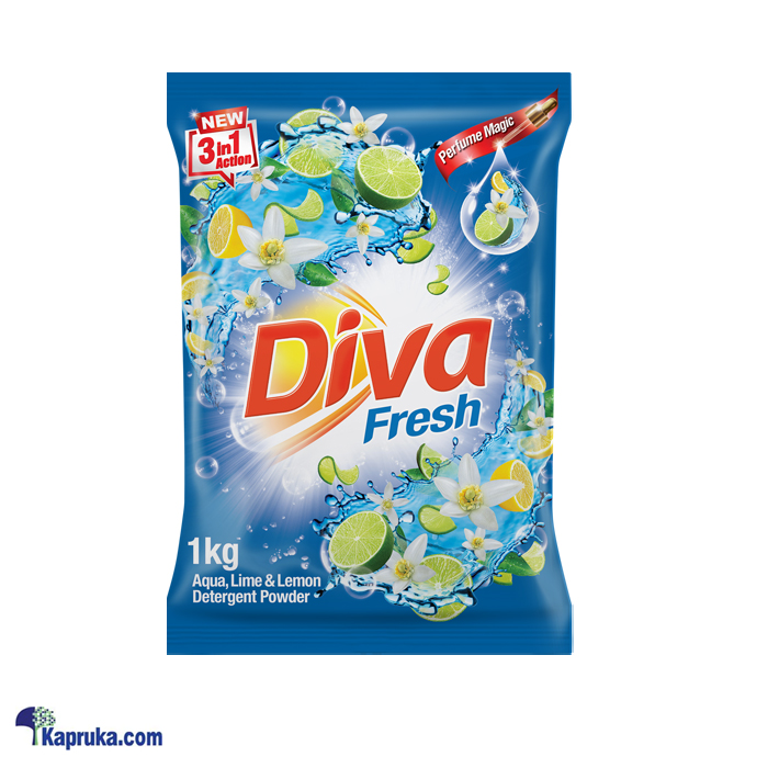 Diva Detergent Powder Aqua, Lime & Lemon 1kg Online at Kapruka | Product# grocery001205