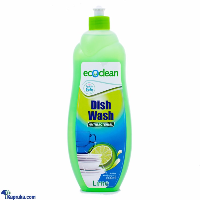 Eco Clean Anti- Bacterial Dish Wash- Lime- 600ml Online at Kapruka | Product# grocery001244