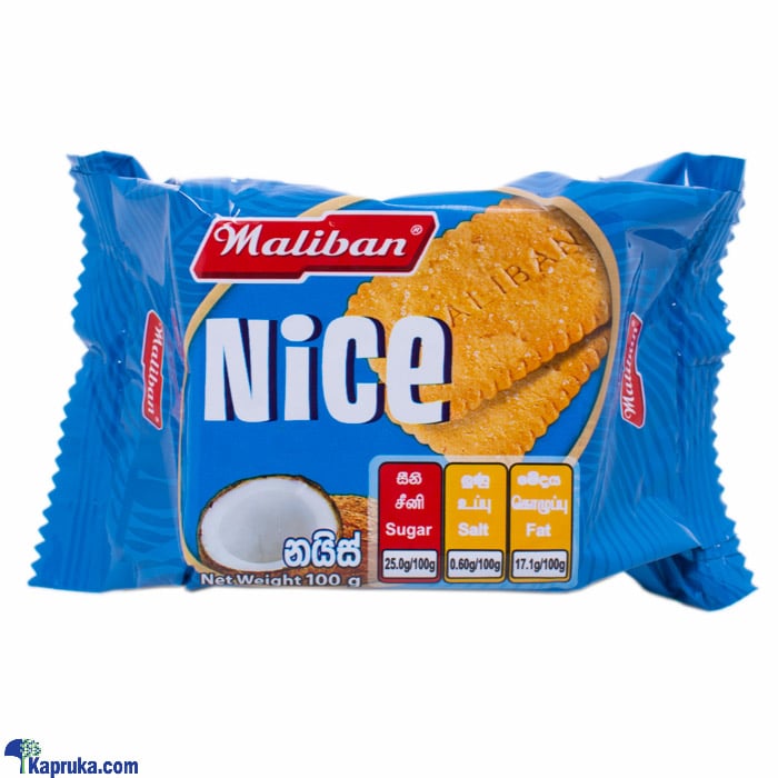 Maliban Nice Biscuits 100g Online at Kapruka | Product# grocery001237