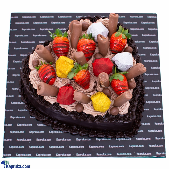 A Heart In Felicity Chocolate Gateau Online at Kapruka | Product# cake00KA001083