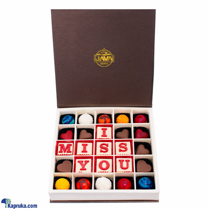 Java I Miss You 25 Piece Chocolate Online at Kapruka | Product# chocolates00893