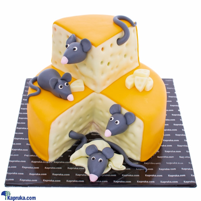 Hello Mouse Ribbon Cake Online at Kapruka | Product# cake00KA001087
