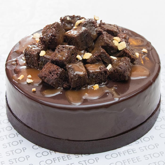 Cinnamon Grand Dark Chocolate Salted Caramel Cake Online at Kapruka | Product# cakeCG00104