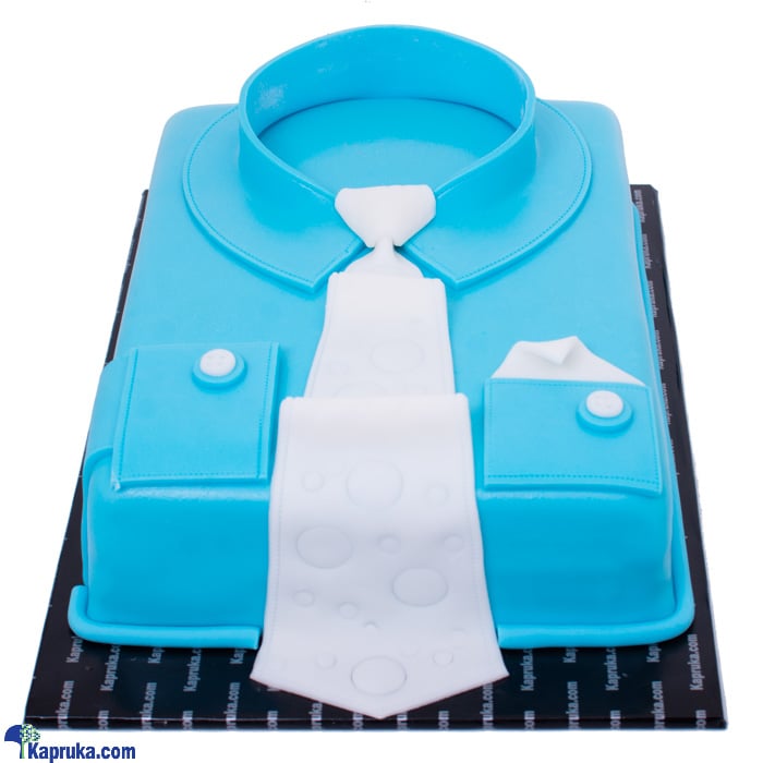 Blue Collar Ribbon Cake Online at Kapruka | Product# cake00KA001096