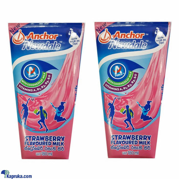 Anchor Newdale Strawberry Flavored Milk 180ml- 2 Pack Online at Kapruka | Product# grocery001342