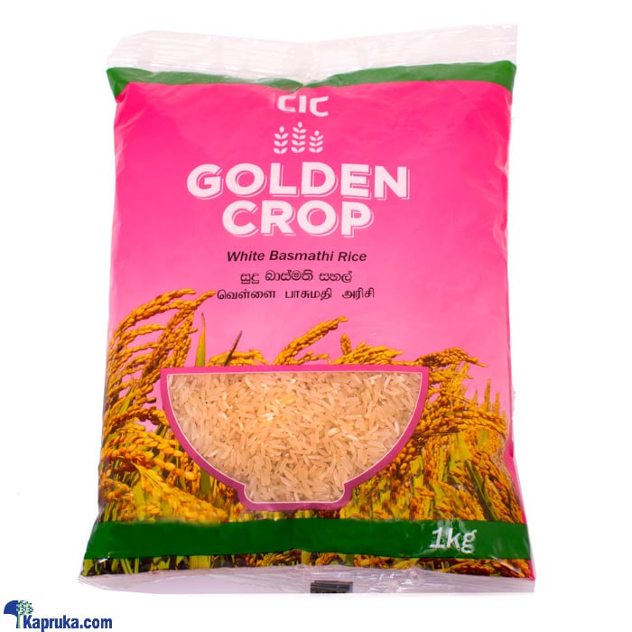 CIC Golden Crop White Basmathi Rice 1KG Online at Kapruka | Product# grocery001341