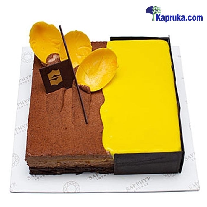 Shangri- La Chocolate Passion Crème Brûlée Cake Online at Kapruka | Product# cakeSHG00100