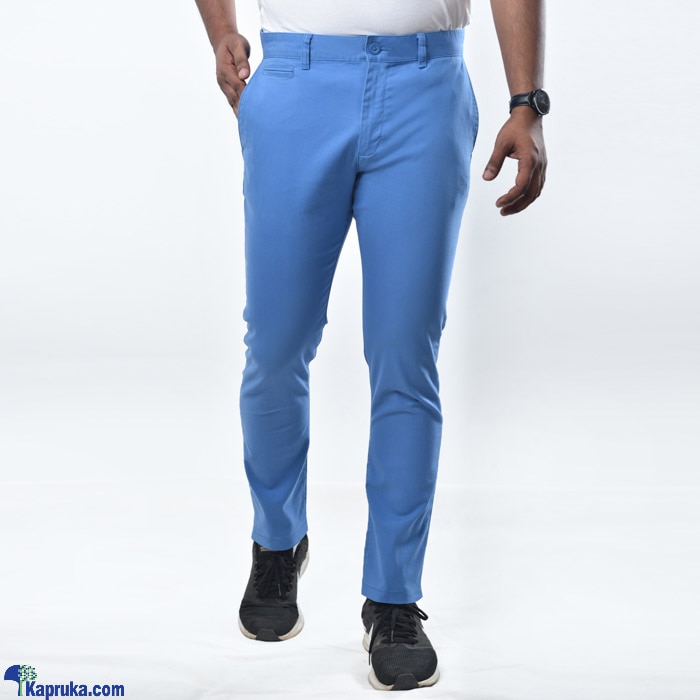 Moose Men's Slim Fit Chino Pant- M100- Marine Blue Online at Kapruka | Product# clothing01004