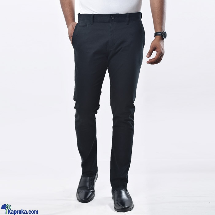 Moose Men's Slim Fit Chino Pant- M100- Black Online at Kapruka | Product# clothing01003