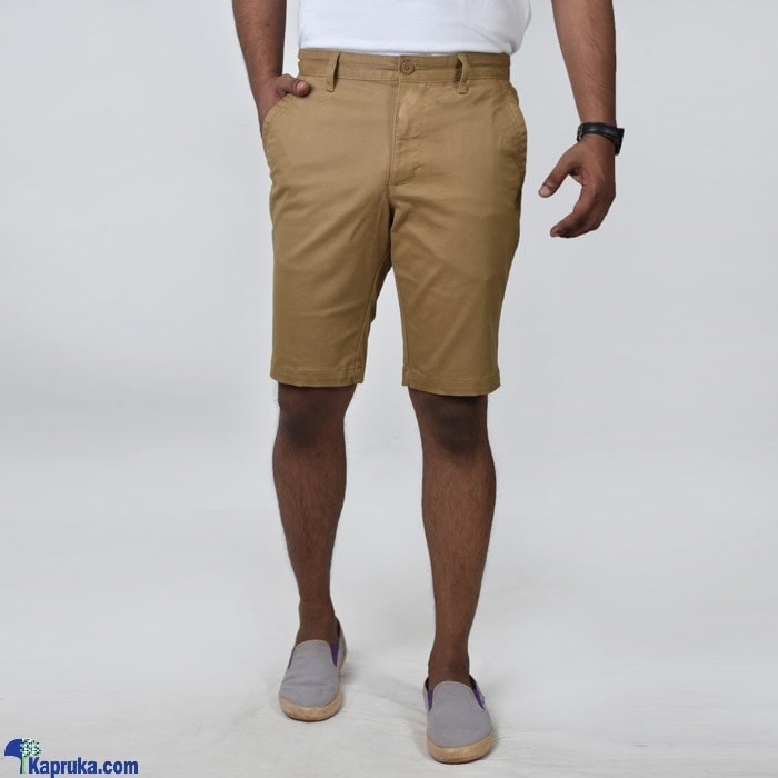 Moose Men's Slim Fit Chino Short- M201- Khaki Online at Kapruka | Product# clothing0971