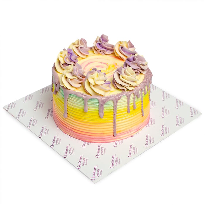 Cinnamon Lakeside Ribbon Cake Online at Kapruka | Product# cakeTA00181